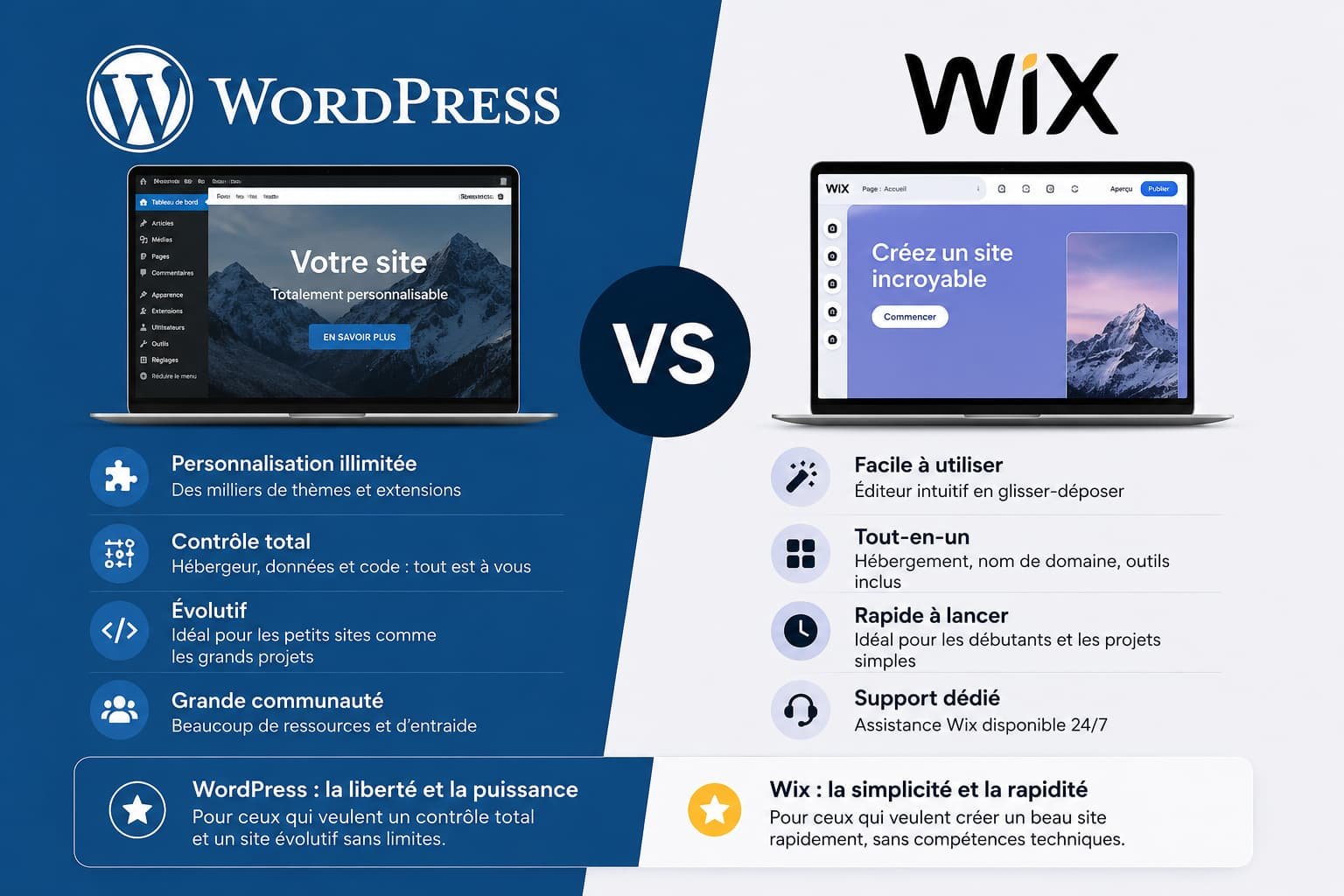 WordPress vs Wix